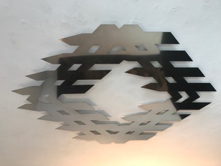 Lasercut inox sculpture - Steve Schepens